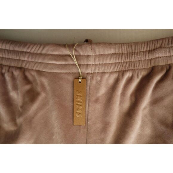 SKIMS AP-LPT-0781 Women's Sz 3XL Dusk/Light Pink Velour Track Pants - Picture 8 of 10